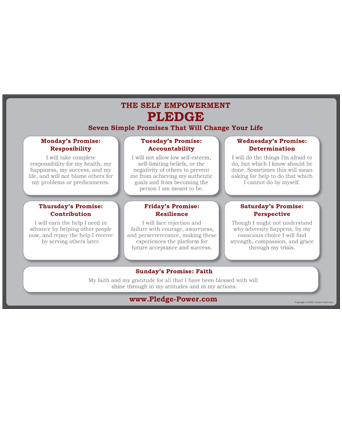 Self Empowerment Pledge
